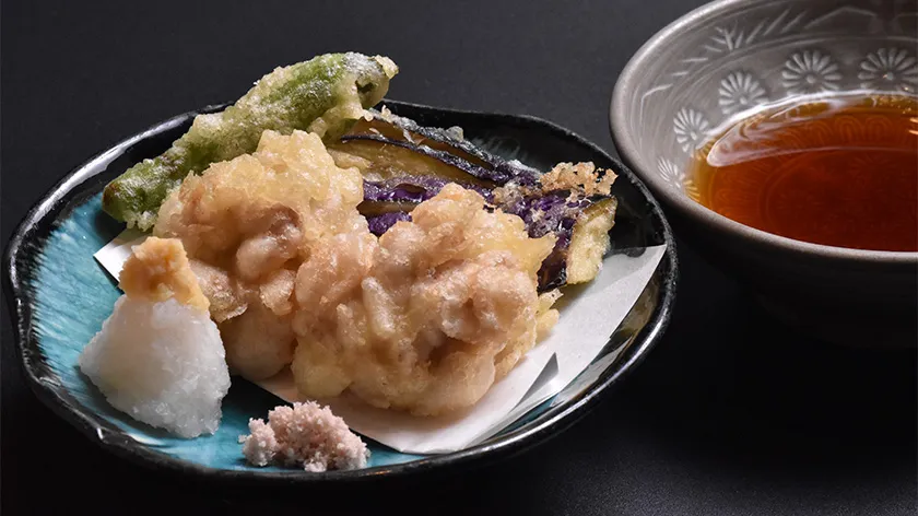 Cod Milt Tempura
